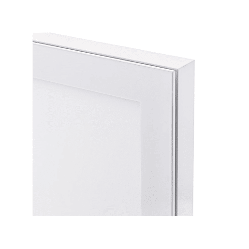 painel led quadrado de alumínio cor branca série voltaire 30cm
