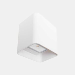 candeeiro de parede em alumínio para exterior, cor branca, série soure 11cm