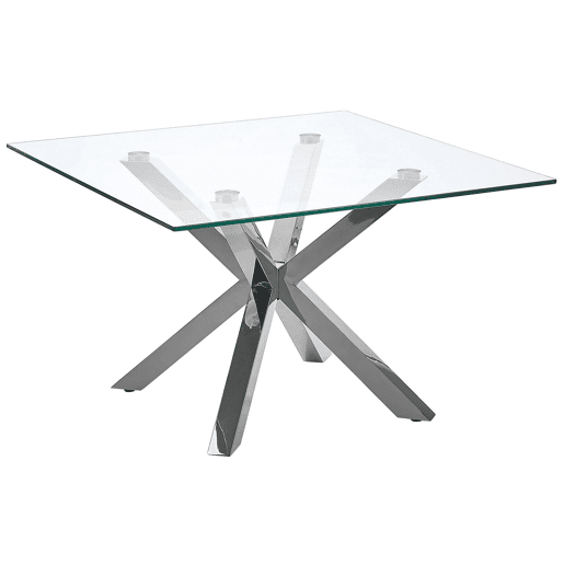 Mesa de centro STARLIGHT Vidro de segurança (temperado) Prateado