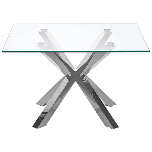 Mesa de centro STARLIGHT Vidro de segurança (temperado) Prateado