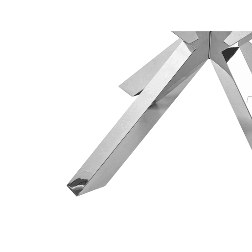 Mesa de centro STARLIGHT Vidro de segurança (temperado) Prateado