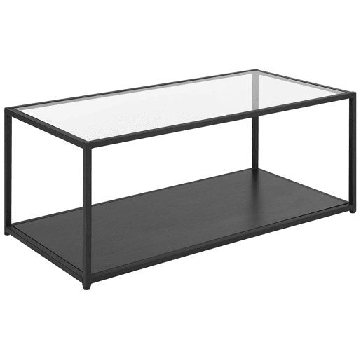 Mesa de centro MEDORA Vidro Preto Mesa de centro MEDORA Vidro Preto
