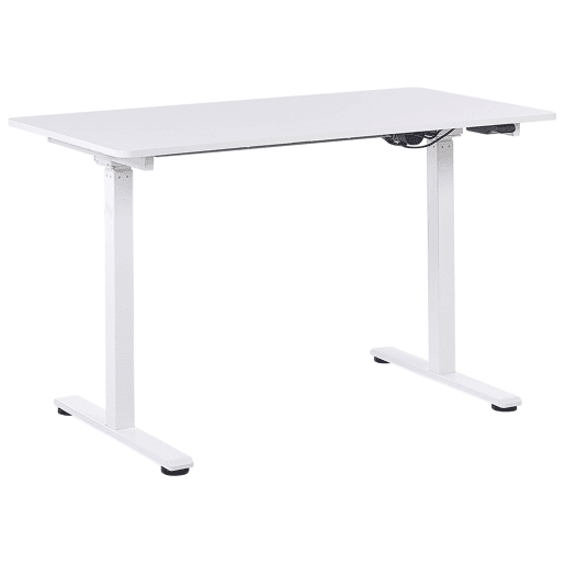 Secretária de pé ajustável eletricamente GRIFTON Branco 120 cm 60 cm