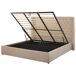 Beliani Cama con almacenaje Terciopelo LUBBON Beliani Cama con almacenaje Terciopelo LUBBON Beige