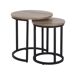Beliani Mesa de centro EDNA 48x48 Beliani Mesa de centro EDNA 48x48 Negro