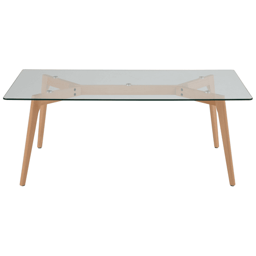 Mesa de centro HUDSON Vidro Transparente