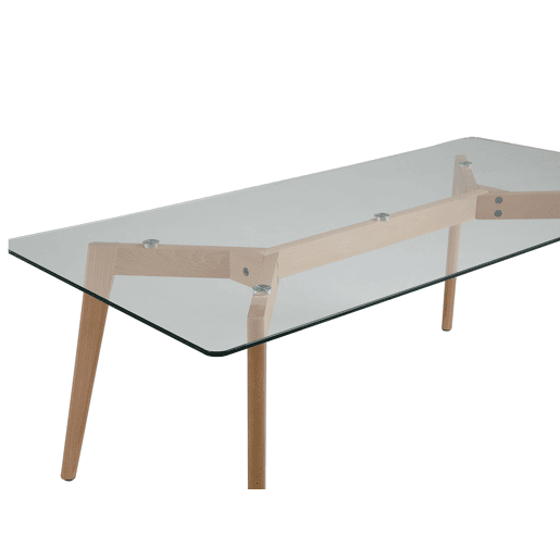 Mesa de centro HUDSON Vidro Transparente