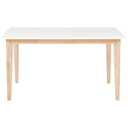 Mesa de jantar extensível SOLA Branco 140180 cm 90 cm