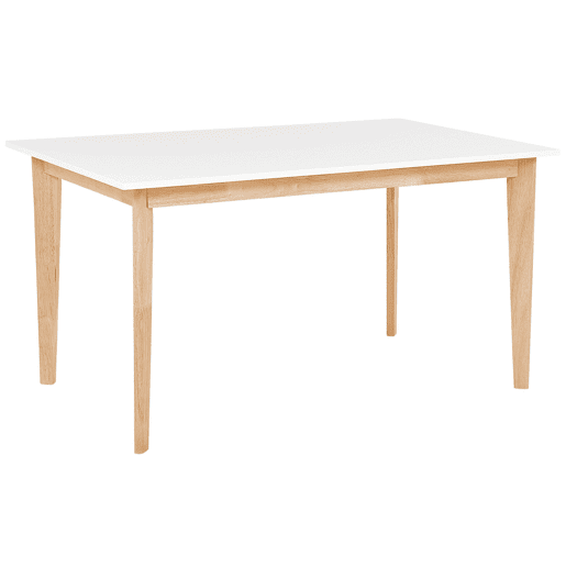 Mesa de jantar extensível SOLA Branco 140180 cm 90 cm