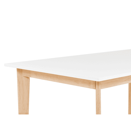 Mesa de jantar extensível SOLA Branco 140180 cm 90 cm