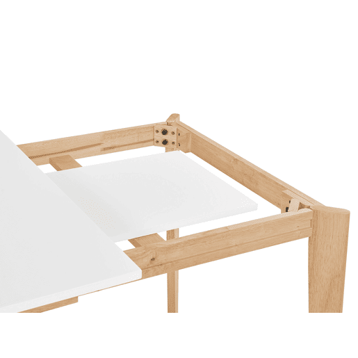 Mesa de jantar extensível SOLA Branco 140180 cm 90 cm