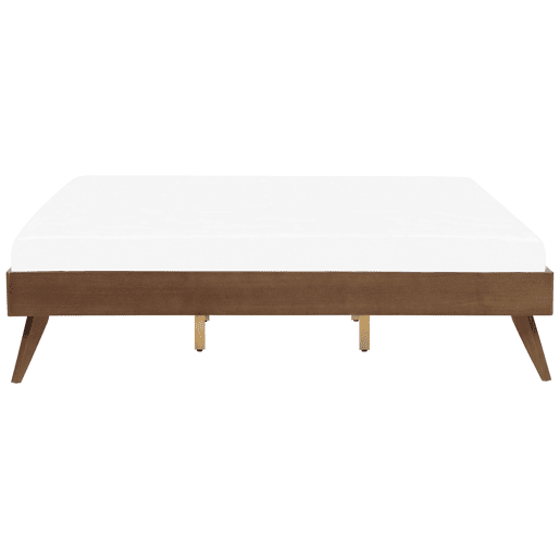 Cama sem cabeceira BERRIC 180 x 200 cm Madeira escura de freixo