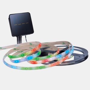 Tiras de LED solares multicoloridas autoadesivas Aktive