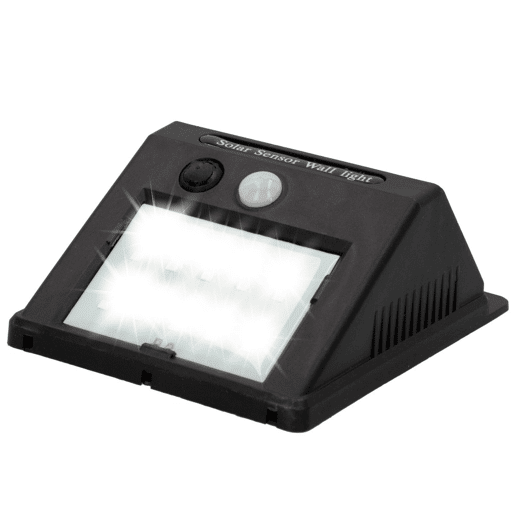Aplique luz solar de 8 leds com sensor de movimento Aktive Tech Aplique luz solar de 8 leds com sensor de movimento Aktive Tech