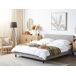 Beliani Cama LED Poliéster FITOU 170x214 Beliani Cama LED Poliéster FITOU 170x214 Gris Claro