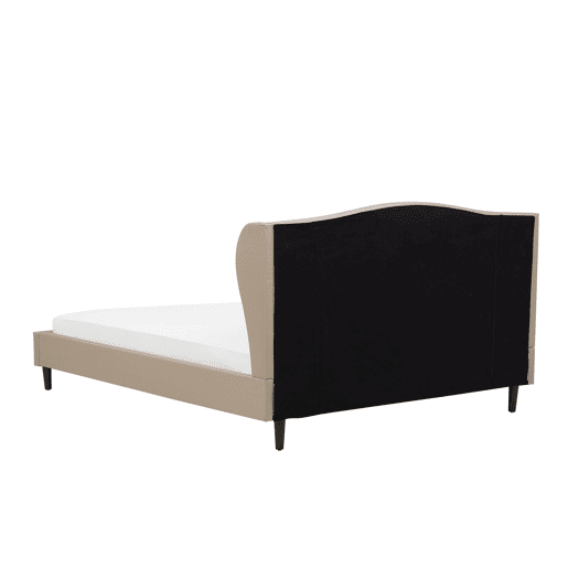 Cama Tecido COLMAR 180 x 200 cm Cor de areia