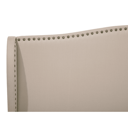Cama Tecido COLMAR 180 x 200 cm Cor de areia