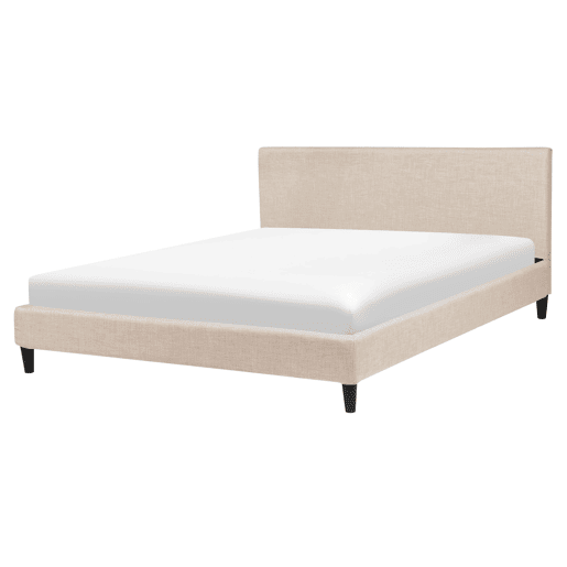 Cama Tecido FITOU 160 x 200 cm Creme