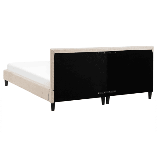 Cama Tecido FITOU 160 x 200 cm Creme