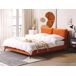 Beliani Cama Terciopelo MELLE Beliani Cama Terciopelo MELLE Naranja