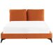 Beliani Cama Terciopelo MELLE Beliani Cama Terciopelo MELLE Naranja