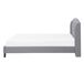 Beliani Cama Poliéster BORDEAUX 149x221 Beliani Cama Poliéster BORDEAUX 149x221 Gris Claro
