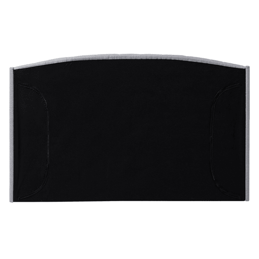 Cama Tecido BORDEAUX 140 x 200 cm Cinzento claro