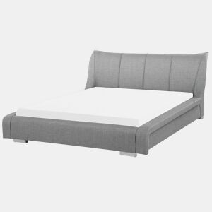 Cama de água Tecido NANTES 180 x 200 cm Cinzento claro