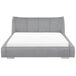 Beliani Cama de agua Poliéster NANTES 208x237 Beliani Cama de agua Poliéster NANTES 208x237 Gris Claro