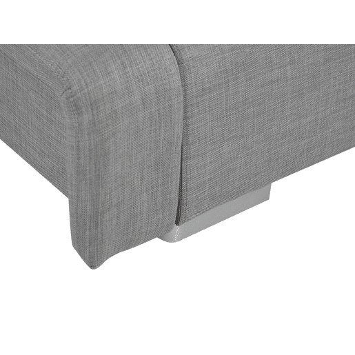 Cama de água Tecido NANTES 180 x 200 cm Cinzento claro