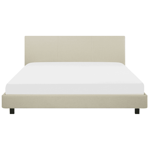Cama Tecido ALBI 180 x 200 cm Creme