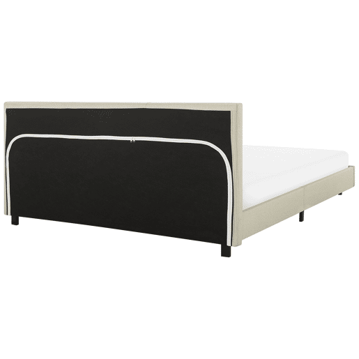 Cama Tecido ALBI 180 x 200 cm Creme