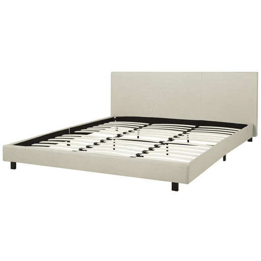 Cama Tecido ALBI 180 x 200 cm Creme
