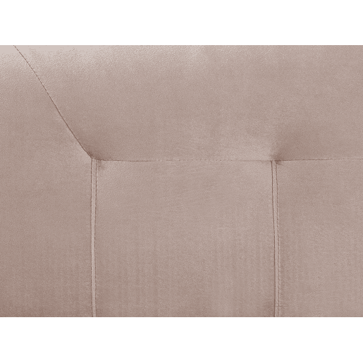 Cama continental Veludo MARQUISE 160 x 200 cm Creme