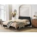 Beliani Cama Poliéster VIENNE 200x220 Beliani Cama Poliéster VIENNE 200x220 Gris Oscuro