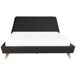 Beliani Cama Poliéster VIENNE 200x220 Beliani Cama Poliéster VIENNE 200x220 Gris Oscuro