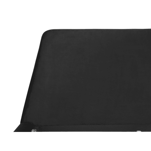 Cama Veludo VIENNE 180 x 200 cm Preto