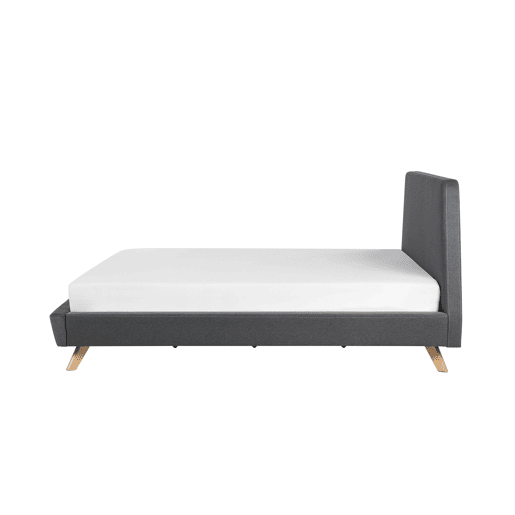 Cama Tecido VIENNE 180 x 200 cm Cinzento