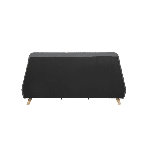 Cama Tecido VIENNE 180 x 200 cm Cinzento