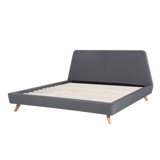 Cama Tecido VIENNE 180 x 200 cm Cinzento