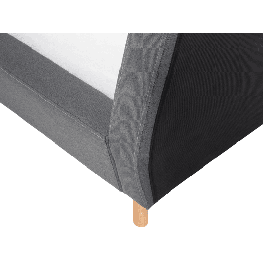 Cama Tecido VIENNE 180 x 200 cm Cinzento