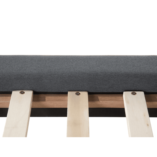 Cama Tecido VIENNE 180 x 200 cm Cinzento