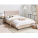 Beliani Cama con somier Poliéster AMBASSADOR 152x216 Beliani Cama con somier Poliéster AMBASSADOR 152x216 Beige