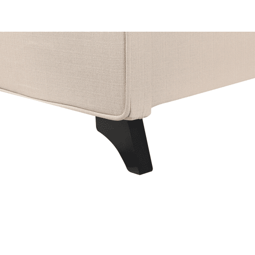 Cama Tecido AMBASSADOR 140 x 200 cm Creme