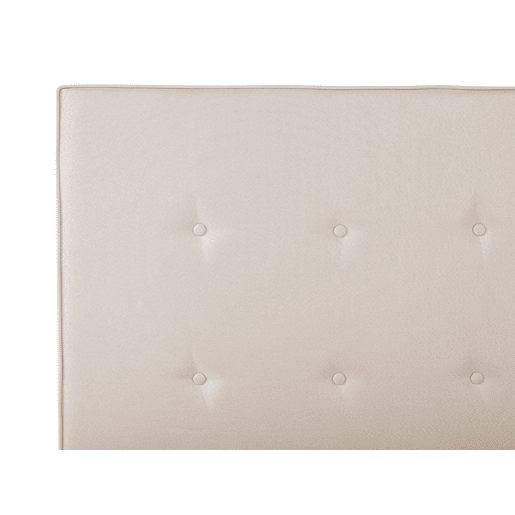 Cama Tecido AMBASSADOR 140 x 200 cm Creme