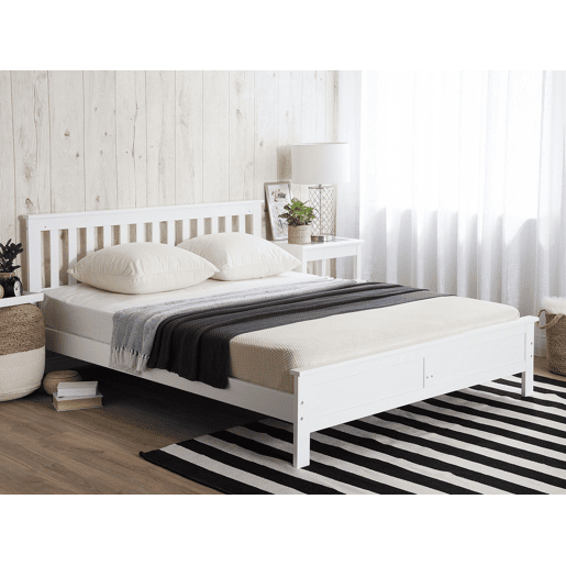 Cama Pinho MAYENNE 140 x 200 cm Branco Cama Pinho MAYENNE 140 x 200 cm Branco