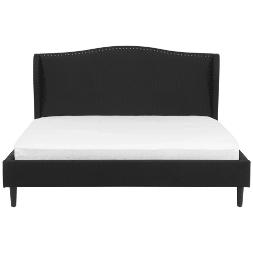 Cama Tecido COLMAR 180 x 200 cm Preto
