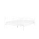 Beliani Cama Acero ANTLIA 168x209 Beliani Cama Acero ANTLIA 168x209 Blanco