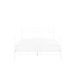 Beliani Cama Acero ANTLIA 168x209 Beliani Cama Acero ANTLIA 168x209 Blanco