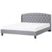 Beliani Cama Poliéster BORDEAUX 189x221 Beliani Cama Poliéster BORDEAUX 189x221 Beige